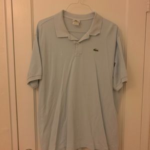 Sky Blue Lacoste Polo Size 9